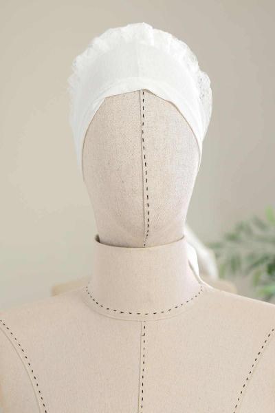 Fırfırlı Dantel Bone Ekru