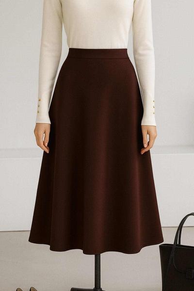 Scuba Çan Etek Kahve