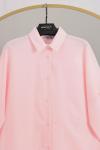 Boyfrend Poplin Gömlek Açık Pembe