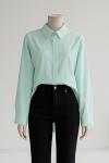 Boyfrend Basıc Gömlek Açık Mint