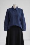 Boyfrend Poplin Gömlek Lacivert