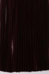 Elisa Beli Lastikli Pliseli Etek Bordo