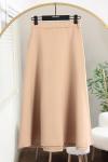 Scuba Kloş Etek Bej