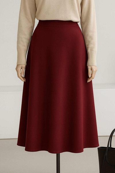 Scuba Çan Etek Bordo