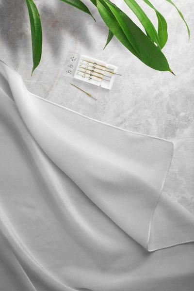 Kalın Caz Şal Açık Gri