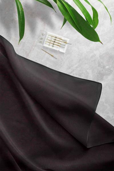 Glamur Şeritli Sofistik Desenli Şal Mürdüm