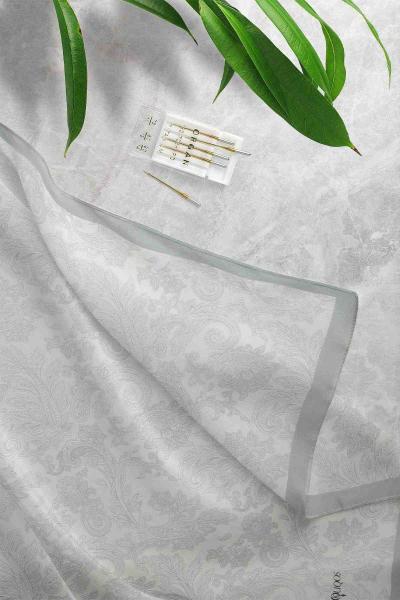 Hint İpek Desenli Şal Vizon