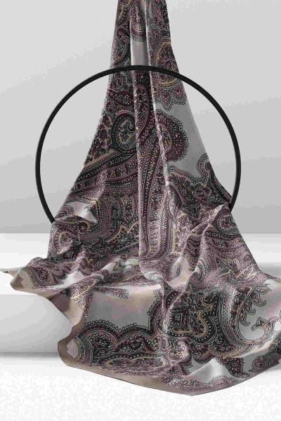 Çini Desenli Hint Şal Vizon