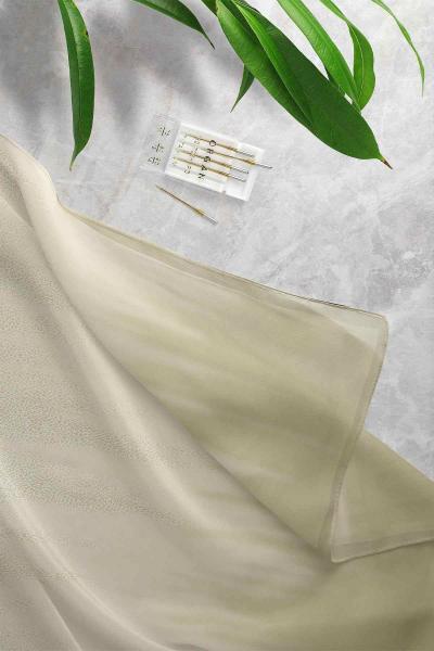 Aqa Ebruli Soft Desenli Şal Adaçayı