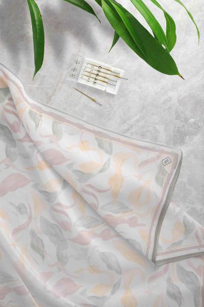 Esinti Desenli Eşarp Açık Yeşil