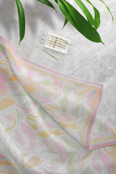 Esinti Desenli Eşarp Pembe