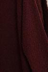 Tek Bağlamalı Ponponlu Triko Hırka Bordo