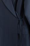Yandan Bağlamalı Astarlı Pantolonlu Modal Takım İndigo