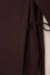 Yandan Bağlamalı Aysho Tunik Kahve
