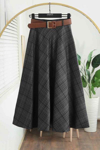 Kemerli Ekose Çan Etek Füme