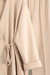 Yandan Bağlamalı Aysho Pantolonlu Takım Bej