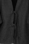 Önü İki Bağlamalı Buklet Ceket Antrasit