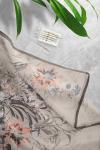 Sofistik Çiçek Desenli Eşarp Haki