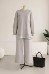 Çizgili Garnili Pantolonlu Oysho Takım Gri