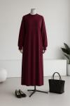 Salaş Basıc Aysho Elbise Bordo