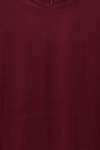 Sıfır Yaka Uzun Kollu Vizkon Bady Bordo
