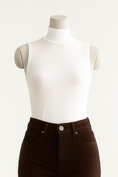 Yarım Balıkçı Kolsuz Vizkon Bady Ekru