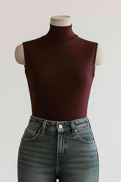 Yarım Balıkçı Kolsuz Battal Vizkon Bady Kahve