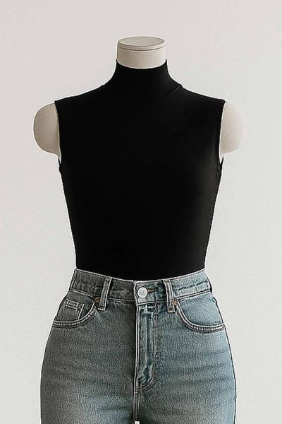 Yarım Balıkçı Kolsuz Battal Vizkon Bady Siyah