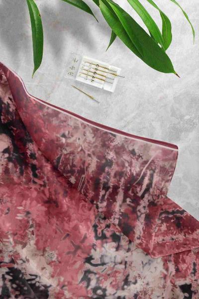 Aqua Soft Şal Bordo