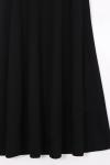 Beli Kemerli Anvelop Krep Etek Siyah