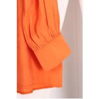 Omuz Büzgülü Modal Gömlek_Orange