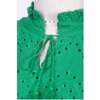 Parçalı Bağlamalı Lazer Keten Elbise_Benetton