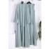 Taş Detaylı Kimonolu Elbise Takım_Mint