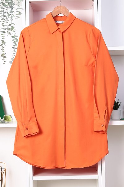 Boyfrend Basıc Gömlek_Orange